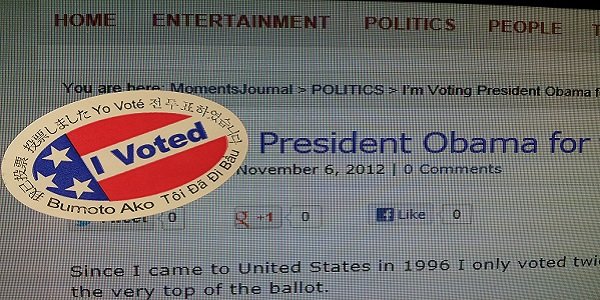 I Voted President Obama