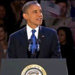 President Barack Obama Delivers Inspirational Victory Speech