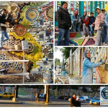 Syrian Moaffak Makhoul and his team set a 2014 Guinness World Record. He says “Syrian people love life, love beauty, love creativity.” Syrian Moaffak Makhoul and his team set a 2014 Guinness World Record. He says “Syrian people love life, love beauty, love creativity.”