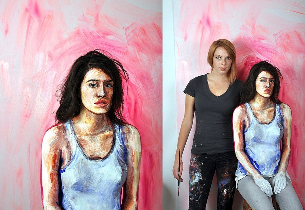 Alexa Meade's Art: Painting on the Human Body canvas | MOMENTS Journal