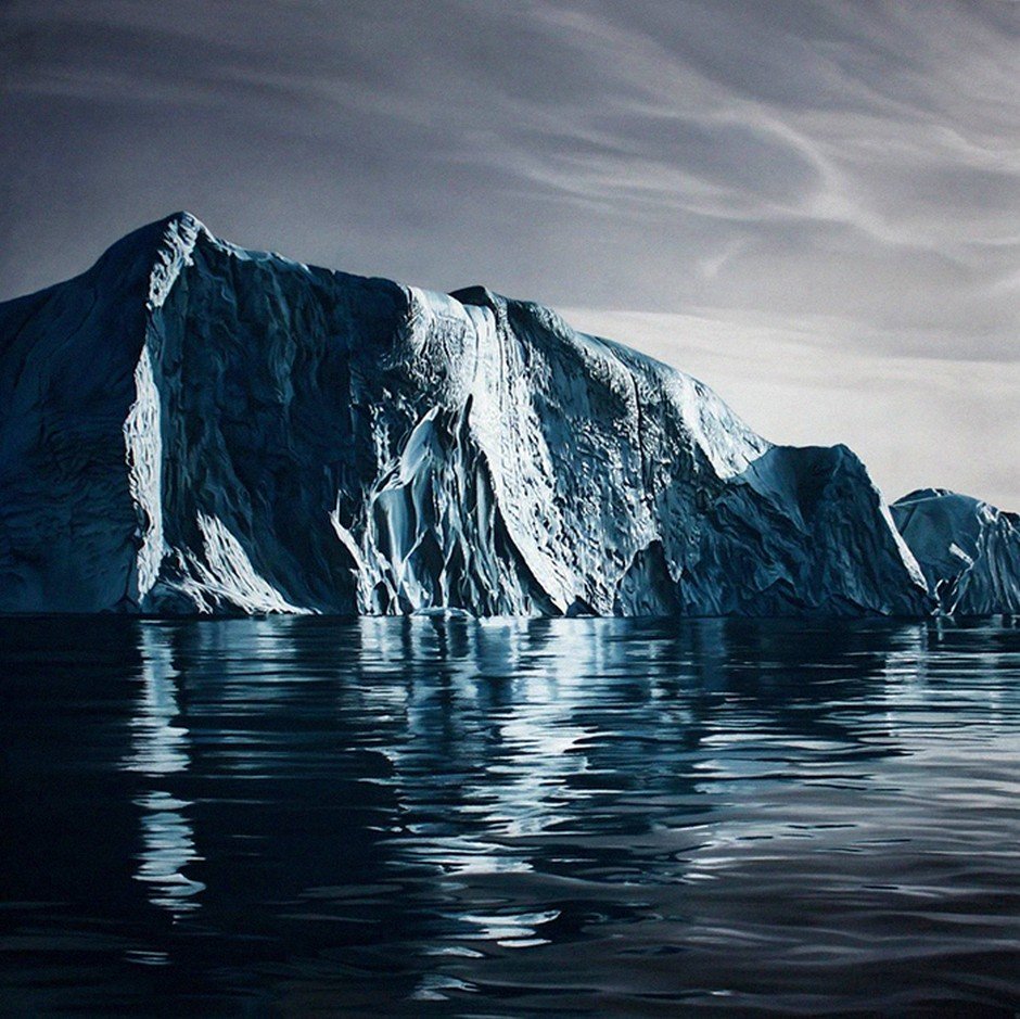 Zaria Forman's photo realistic drawings of Greenland ...