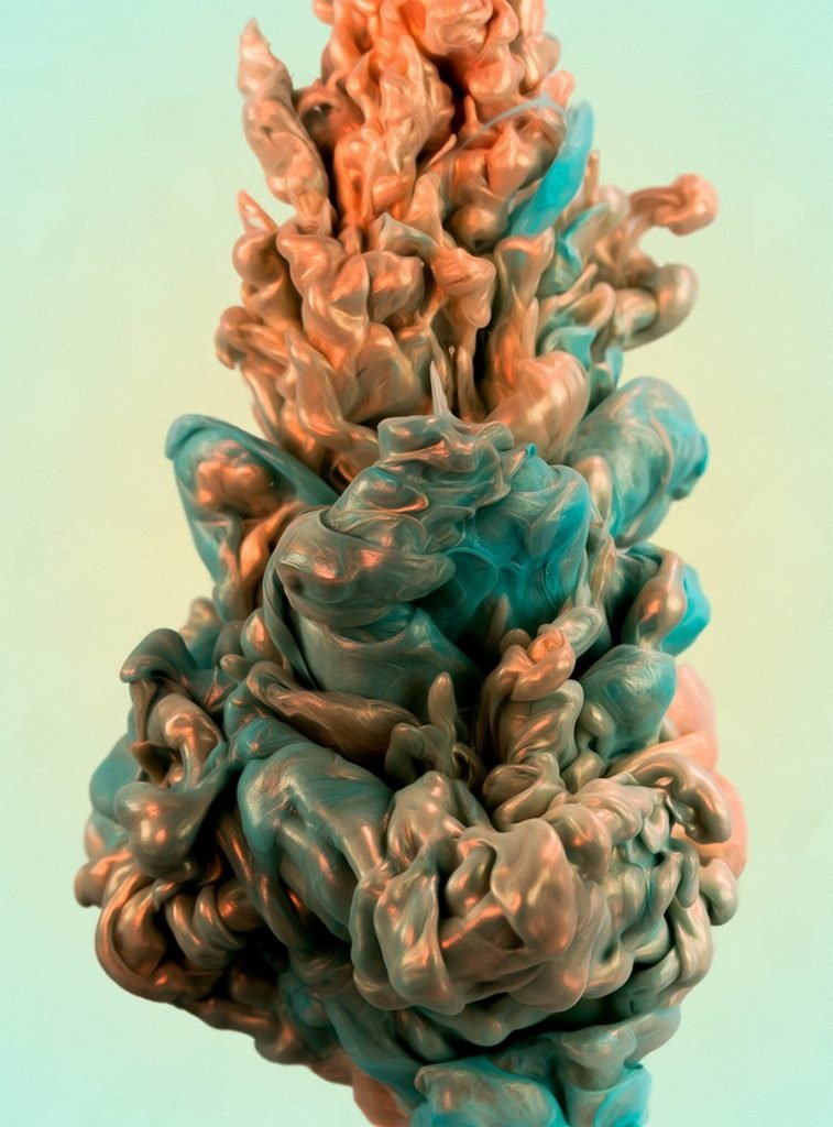 Alberto Seveso's "Heavy Metals" Underwater Ink and Metal Photography