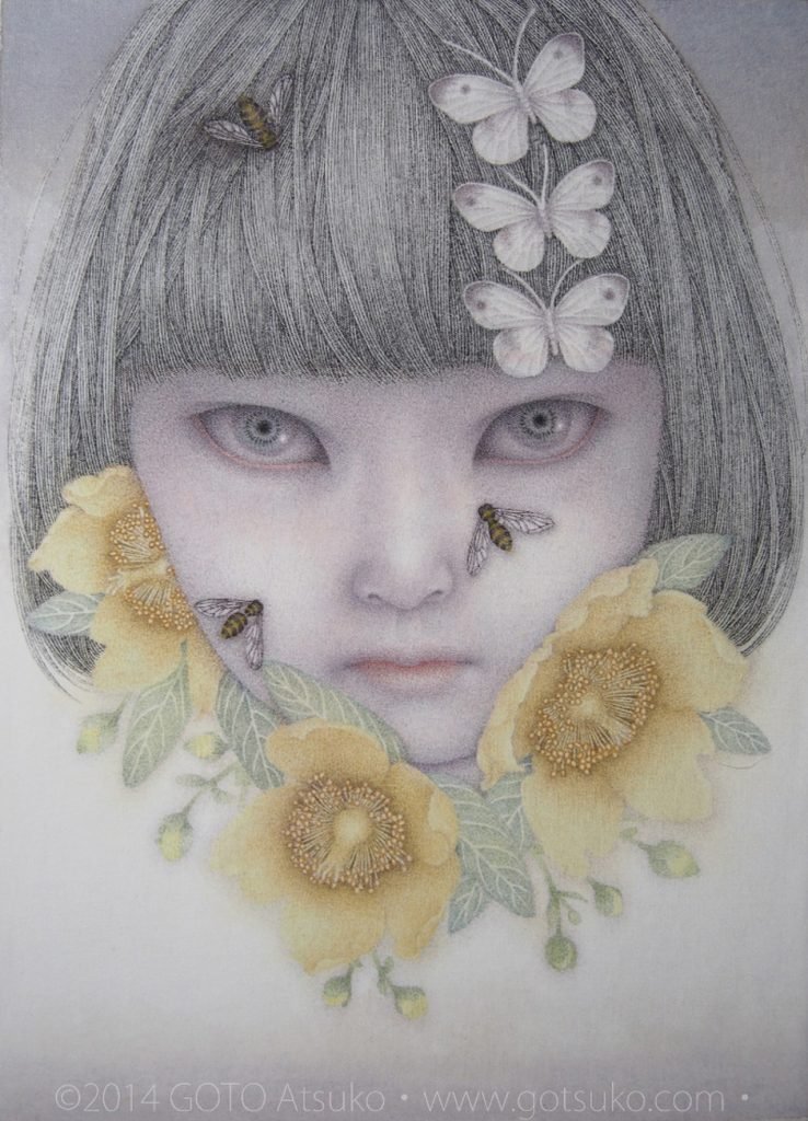 Japanese artist Goto Atsuko creates dream-like paintings --- in ...