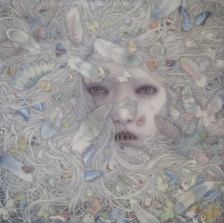 Japanese artist Goto Atsuko creates dream-like paintings --- in ...