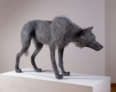 Kendra Haste's steel wire animal sculptures --- strikingly beautiful ...