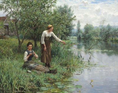 The Paintings of Old Master Daniel Ridgway Knight --- Portraits of ...