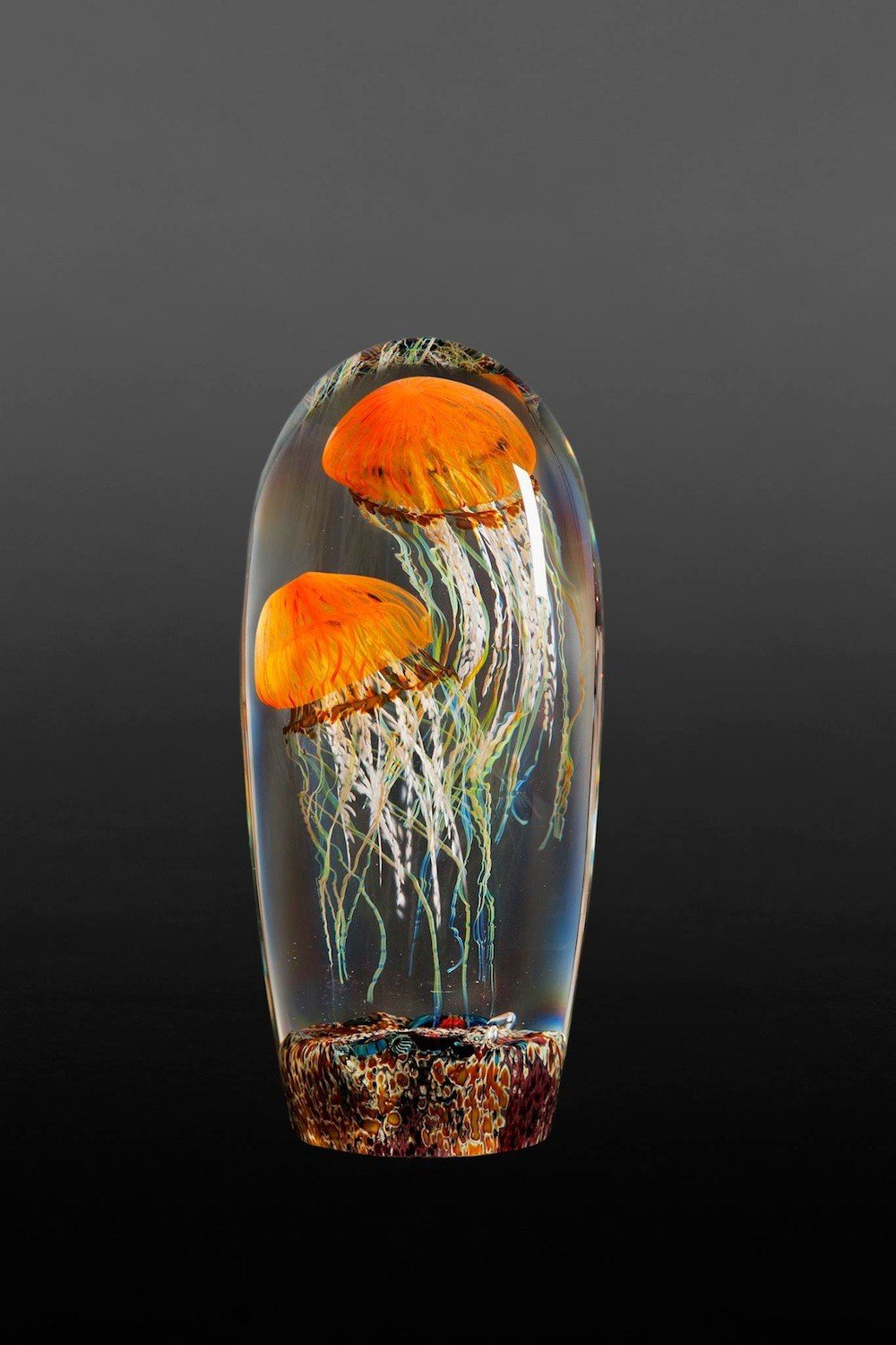 Rick Satava: The Art of Glass Blown Jellyfish Sculptures -- lifelike