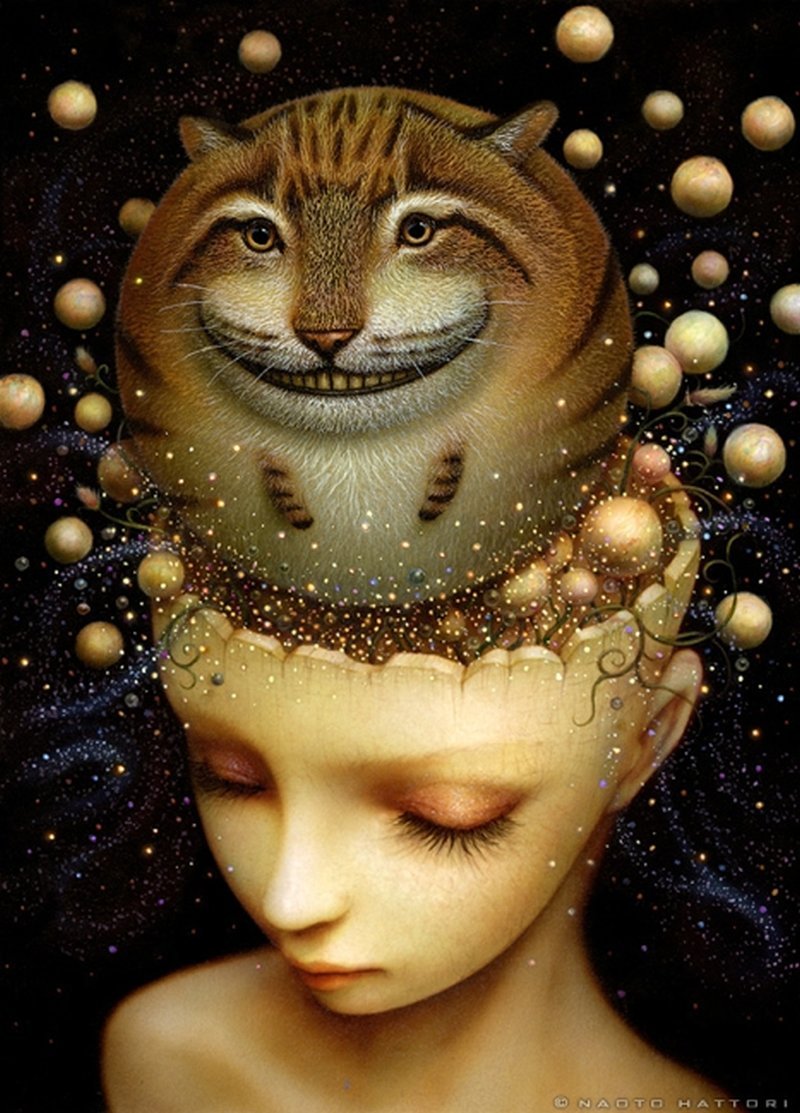 Naoto Hattori's painting series of gorgeous Cosmic Goddesses ...