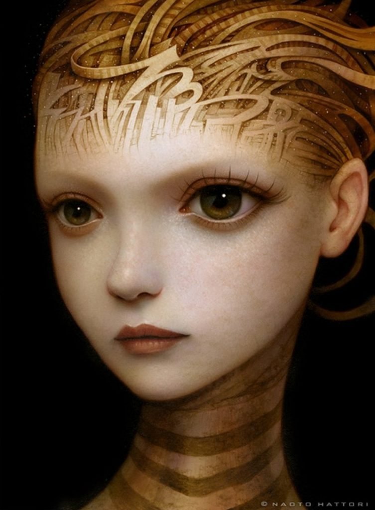 Naoto Hattori's painting series of gorgeous Cosmic Goddesses ...