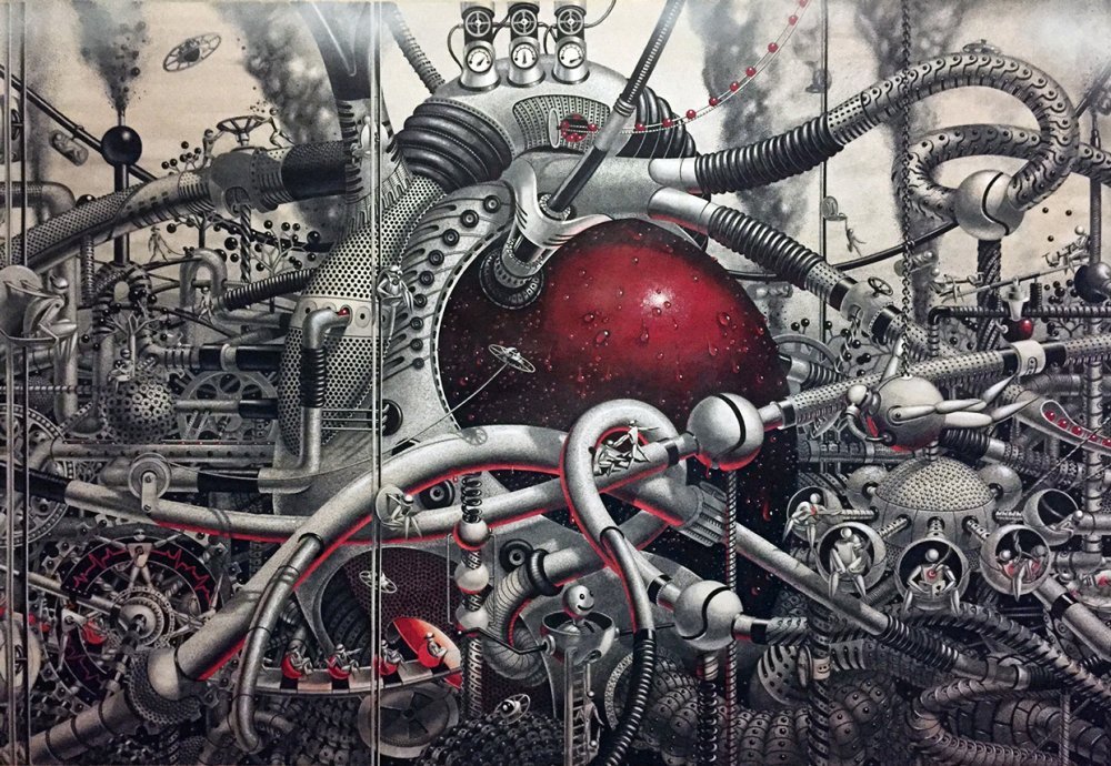 The 'surrealsteampunk' drawings of Samuel Gomez remarkably artistic