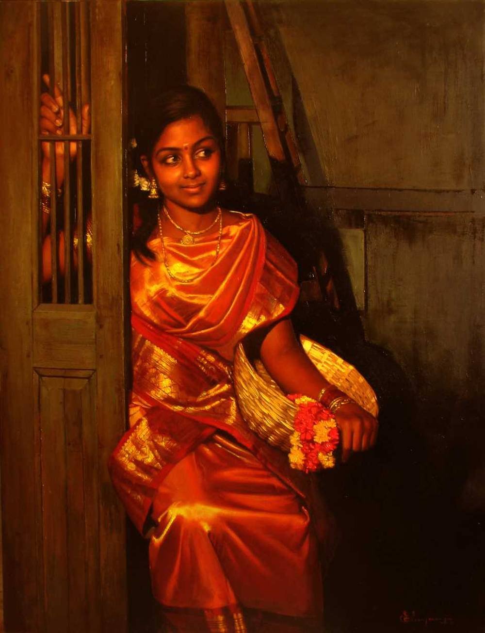 artist-s-elayaraja-creates-paintings-featuring-the-beauty-and-culture