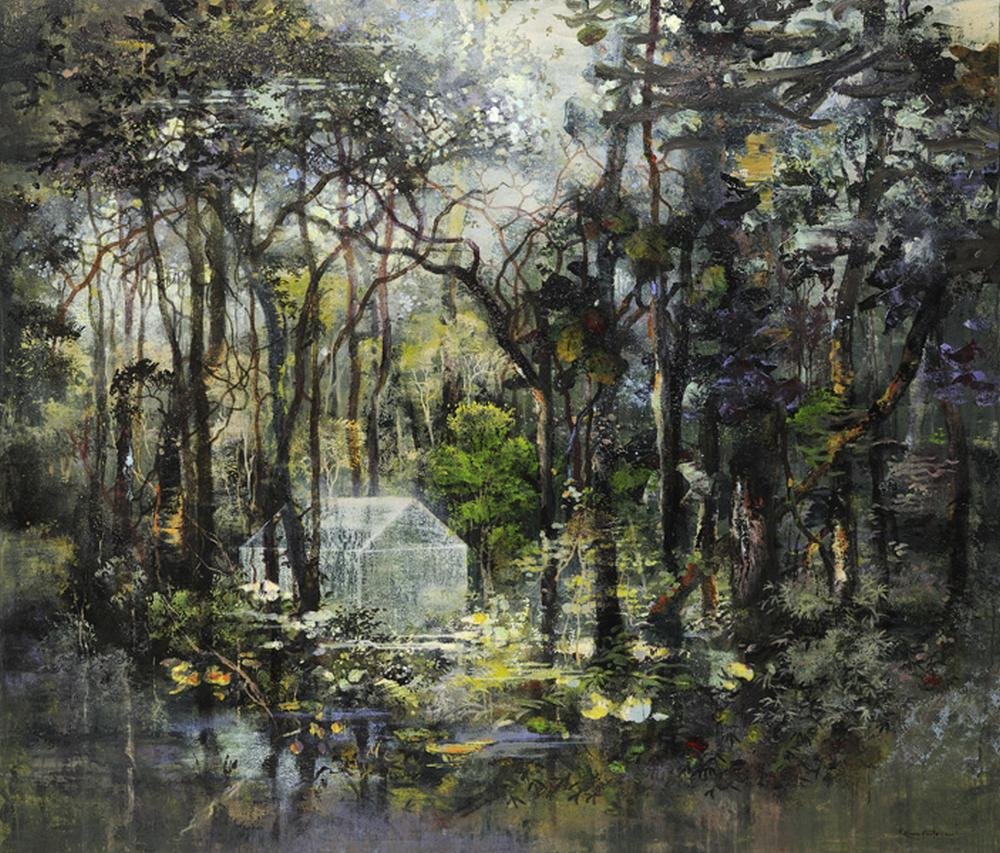 Eric Roux-Fontaine Paintings-The glass house