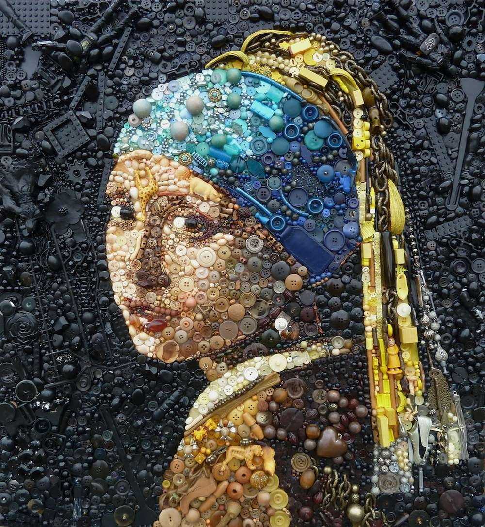 Jane Perkins Art Portrait - Girl with a Pearl Earring