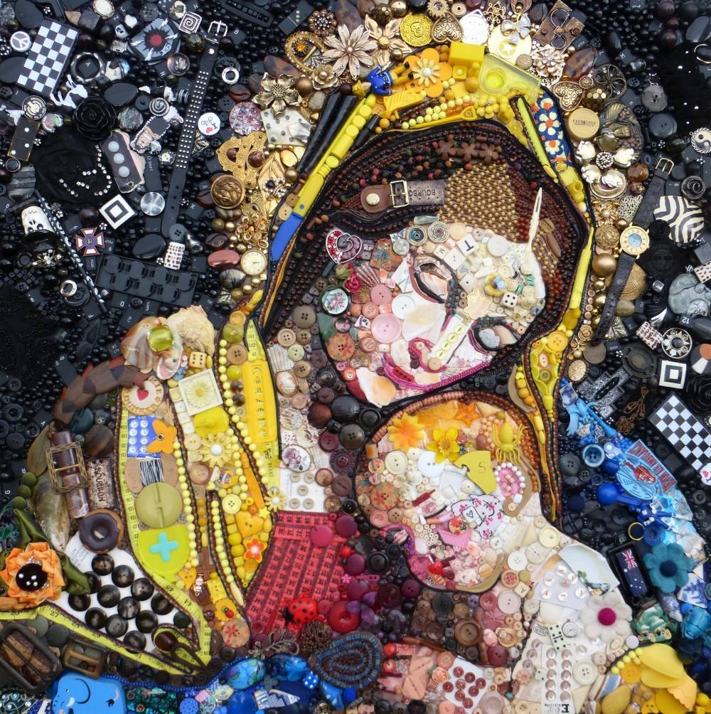 Jane Perkins Art Portrait - Madonna-and-Child