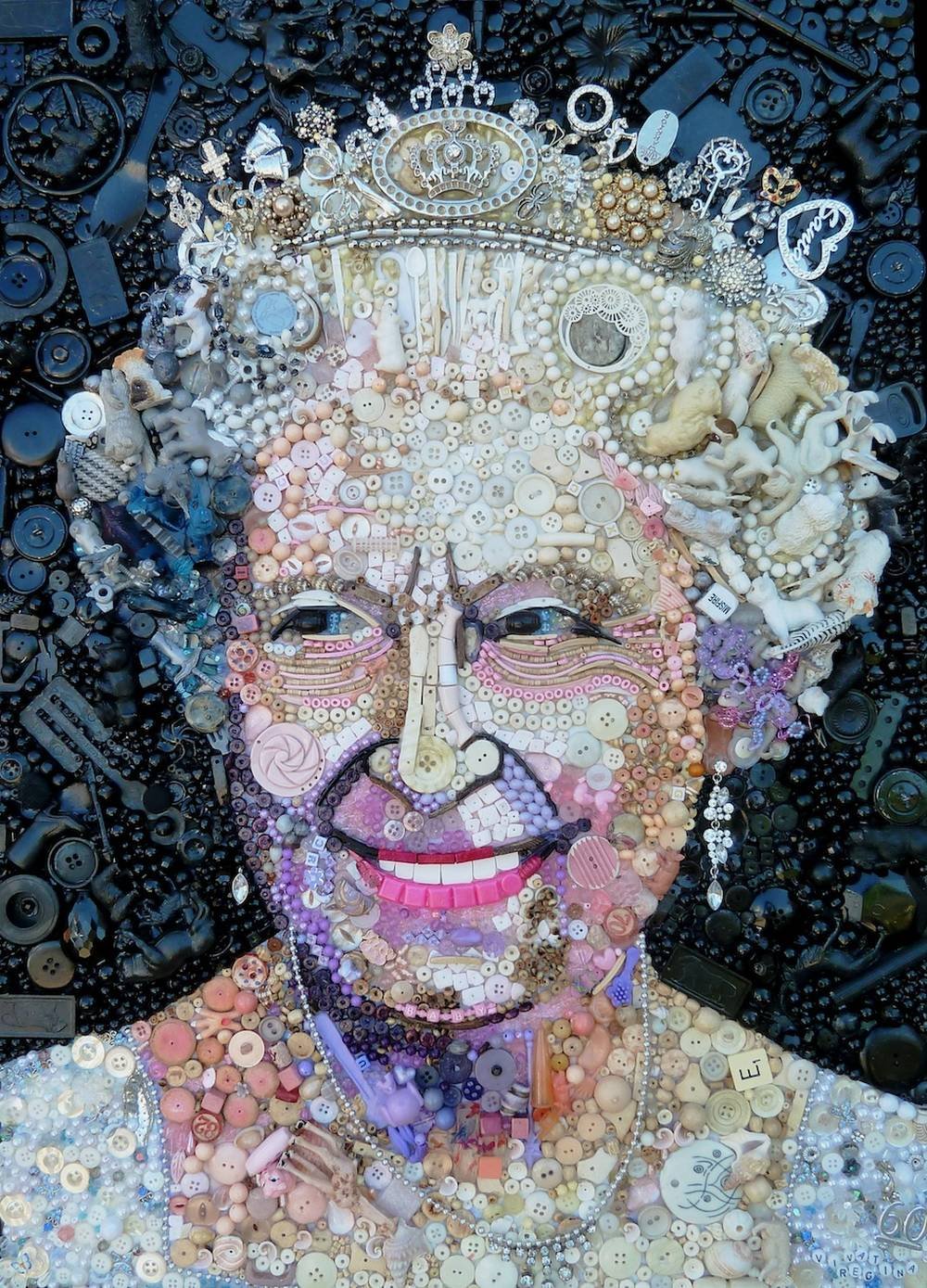 Jane Perkins Art Portrait - Queen Elizabeth