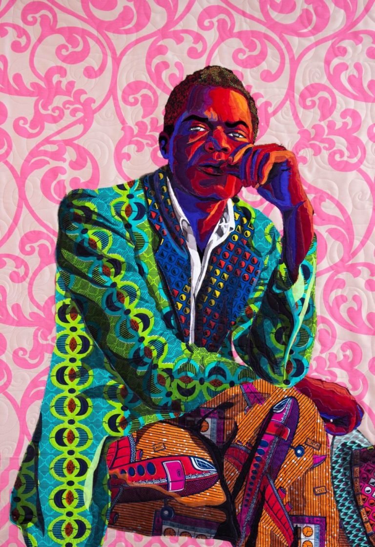 Colorful Portrait Quilts by Bisa Butler --- meticulously crafted with