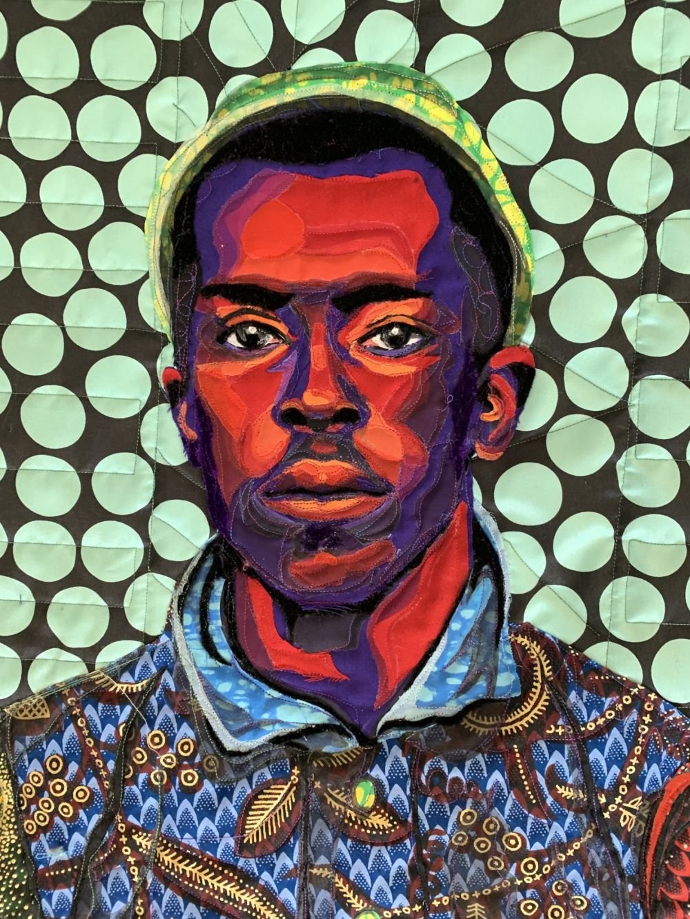 Colorful Portrait Quilts by Bisa Butler --- meticulously crafted with ...